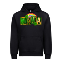 Black St. Patricks Day mama Urban Hoodie - FaDigitalArtStudio