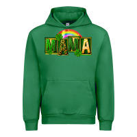 Emerald St. Patricks Day mama Urban Hoodie - FaDigitalArtStudio