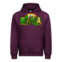 Mauve Wine St. Patricks Day mama Urban Hoodie - FaDigitalArtStudio