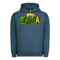 Pigment Midnight Navy St. Patricks Day mama Urban Hoodie - FaDigitalArtStudio