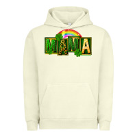 Pigment Pistachio St. Patricks Day mama Urban Hoodie - FaDigitalArtStudio