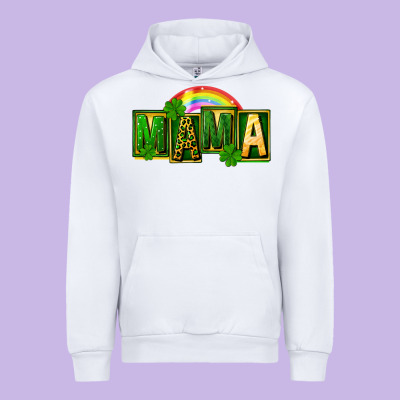 St. Patricks Day Mama Urban Hoodie Designed By Fadigitalartstudio