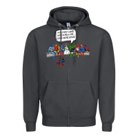 Smoke Superheros Zipper Hoodie - Bettercallsaul