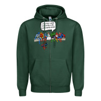 Sports Green Superheros Zipper Hoodie - Bettercallsaul