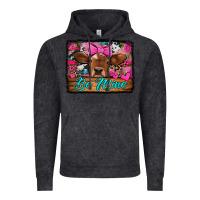 Vintage Black be mine valentine's day cow Vintage Hoodie - Jasminsmagicworld