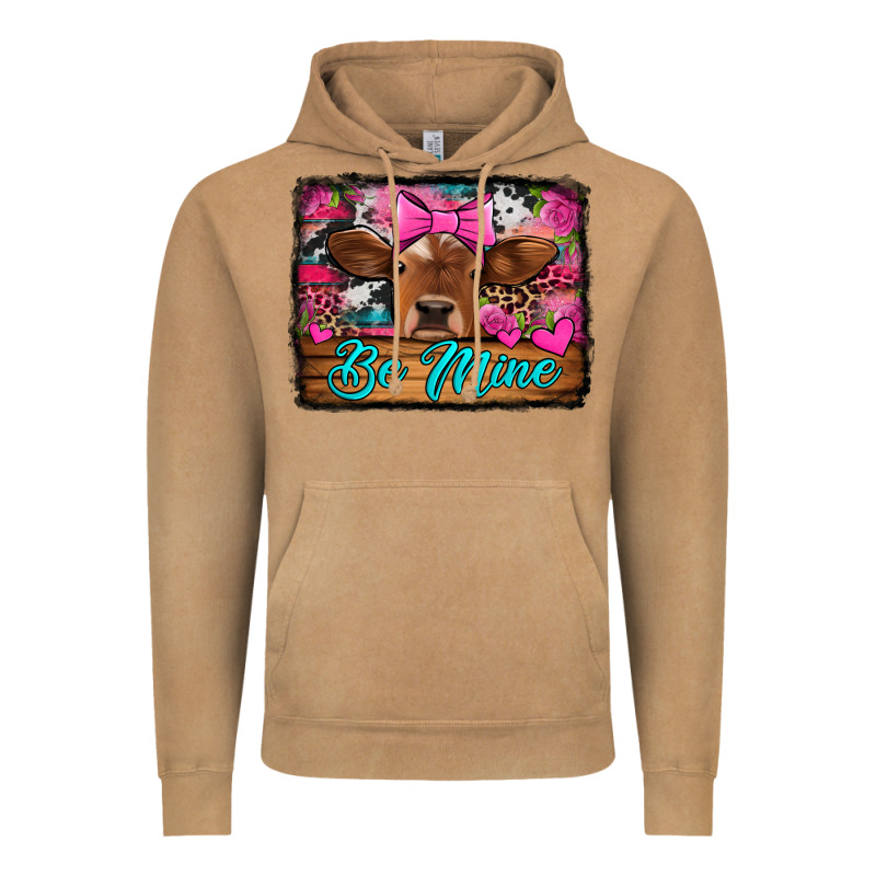 Be Mine Valentine's Day Cow Vintage Hoodie by Jasminsmagicworld | Teevron