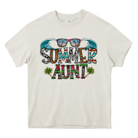 Cream summer aunt Heavy Core Tee - CowhideDigitalArt