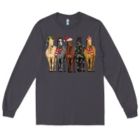 Smoke horses with christmas Long Sleeve Tee - MaliasSmallBusiness