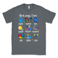 Charcoal Heather god says i am autism Classic Tee - JahusDesignShop