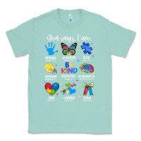 Seafoam god says i am autism Classic Tee - JahusDesignShop