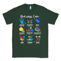 Sports Green god says i am autism Classic Tee - JahusDesignShop