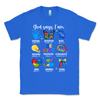 True Royal god says i am autism Classic Tee - JahusDesignShop