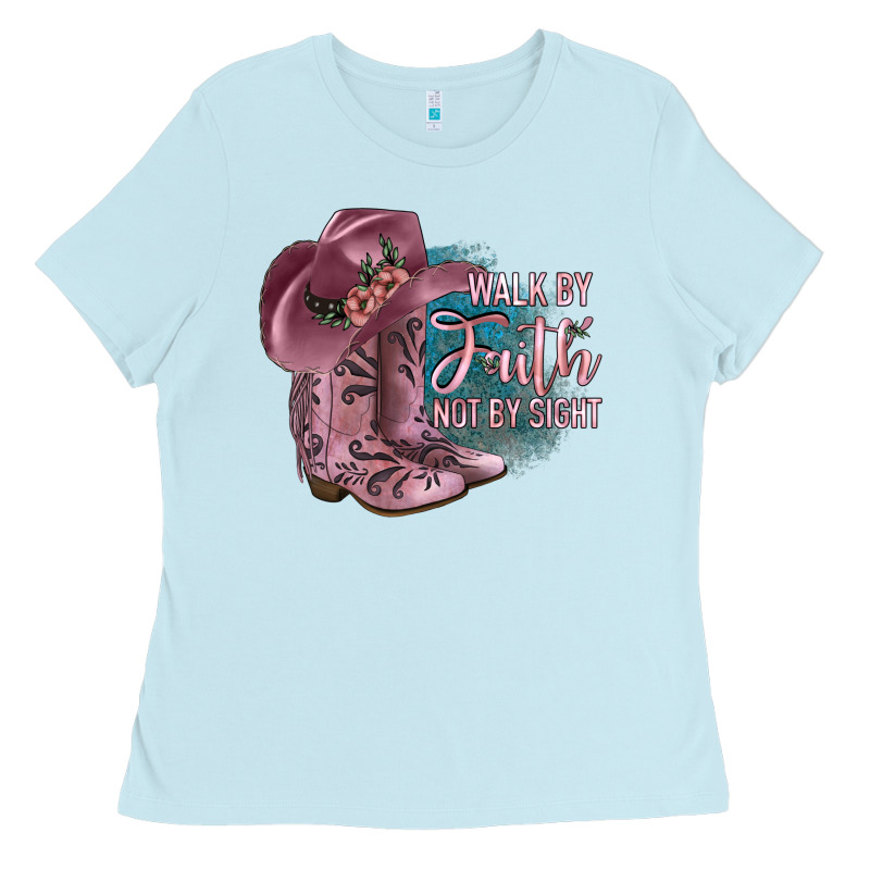 Walk By Faith Not By Sight Ladies Tee by JahusDesignShop | Teevron