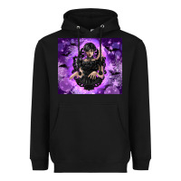 Black gothic girl night Heavyweight Hoodie - TumblerDesignByShophia