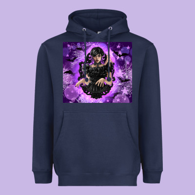 Gothic Girl Night Heavyweight Hoodie Designed By Tumblerdesignbyshophia