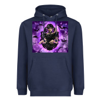 Navy gothic girl night Heavyweight Hoodie - TumblerDesignByShophia