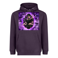 Plum gothic girl night Heavyweight Hoodie - TumblerDesignByShophia