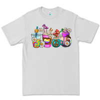 Dove Grey hippie coffee cups Premium Tee - AdoDesignShop