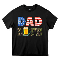 Black dad life Heavy Core Tee - HRA Design Shop