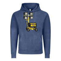 Vintage Denim Towable Light Towers Vintage Hoodie - LillyAllenDesigns