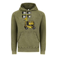 Vintage Olive Towable Light Towers Vintage Hoodie - LillyAllenDesigns