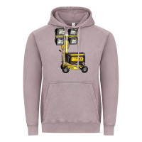 Vintage Zinc Towable Light Towers Vintage Hoodie - LillyAllenDesigns