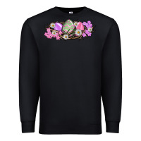 Black Easter eggs and crown of thorns Easter Day Premium Sweatshirt - HowdyJamesFarm