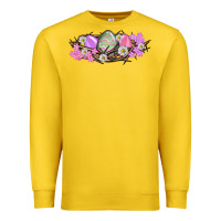 Lemon Easter eggs and crown of thorns Easter Day Premium Sweatshirt - HowdyJamesFarm
