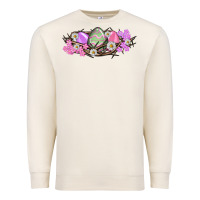 Sandshell Easter eggs and crown of thorns Easter Day Premium Sweatshirt - HowdyJamesFarm