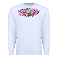 White Easter eggs and crown of thorns Easter Day Premium Sweatshirt - HowdyJamesFarm