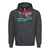 Smoke Colorado Scenery Map Zipper Hoodie - Bettercallsaul