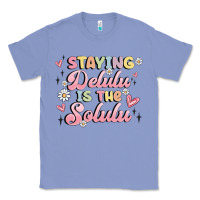 Colony Blue staying delulu is the solulu Classic Tee - MaliasSmallBusiness