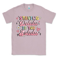 Lilac staying delulu is the solulu Classic Tee - MaliasSmallBusiness
