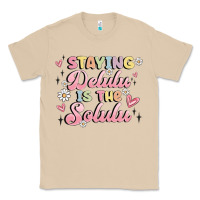 Mushroom staying delulu is the solulu Classic Tee - MaliasSmallBusiness