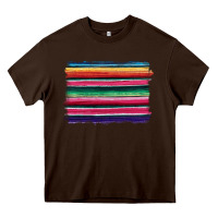 Chocolate Brown serape Heavy Core Tee - BarkalooDesign
