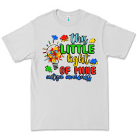 Dove Grey this little light of mine autism awareness Premium Tee - JahusDesignShop