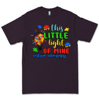 Plum this little light of mine autism awareness Premium Tee - JahusDesignShop