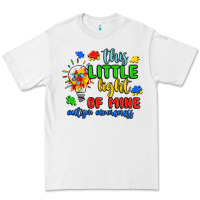 White this little light of mine autism awareness Premium Tee - JahusDesignShop