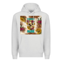 Dove Grey badass mama with flowers Premium Hoodie - TumblerDesignByShophia