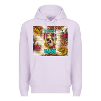 Lilac badass mama with flowers Premium Hoodie - TumblerDesignByShophia