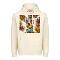 Sandshell badass mama with flowers Premium Hoodie - TumblerDesignByShophia