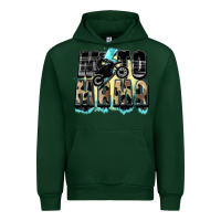 Forest Green Moto mama Mother's Day Urban Hoodie - FaDigitalArtStudio