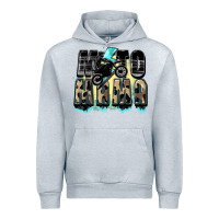 Heather Grey Moto mama Mother's Day Urban Hoodie - FaDigitalArtStudio