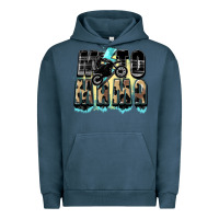 Pigment Midnight Navy Moto mama Mother's Day Urban Hoodie - FaDigitalArtStudio