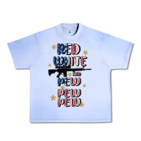 Grape Ice red white and pew pew pew Urban Heavy Tee - MaliasSmallBusiness