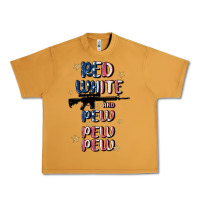 Peanut Butter red white and pew pew pew Urban Heavy Tee - MaliasSmallBusiness