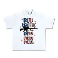 White red white and pew pew pew Urban Heavy Tee - MaliasSmallBusiness