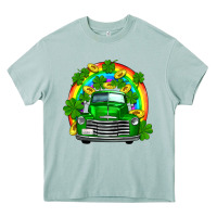 Arona st patricks shamrock gold rainbow truck Heavy Core Tee - FaDigitalArtStudio