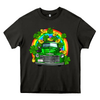 Asphalt st patricks shamrock gold rainbow truck Heavy Core Tee - FaDigitalArtStudio