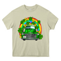Mossy st patricks shamrock gold rainbow truck Heavy Core Tee - FaDigitalArtStudio